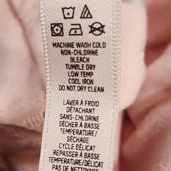 SKIMS Girls Kids Pink Quartz Pointelle Logo Full Zip Up Hoodie Size 3T/NWT - Picture 6 of 8